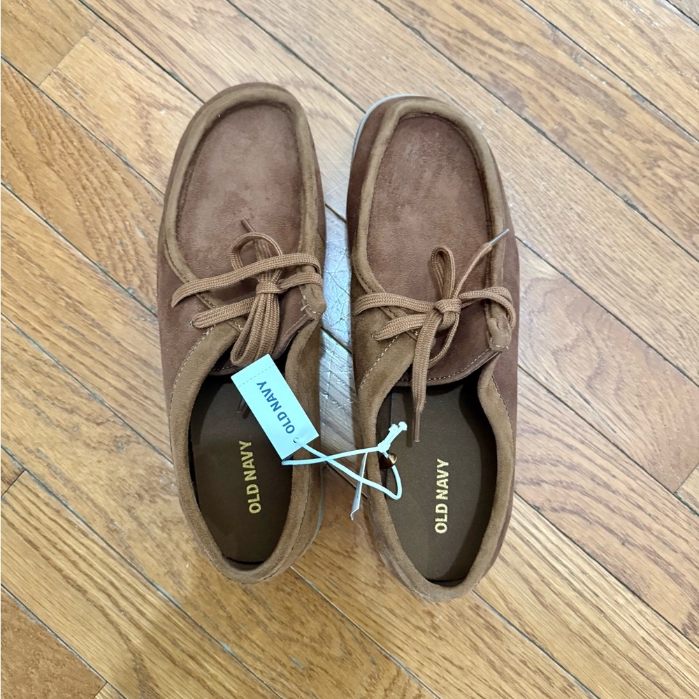 Old Navy Womens Brown Suede Moccasins